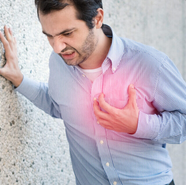 Man,Having,A,Sudden,Heart,Attack,And,Feeling,Bad